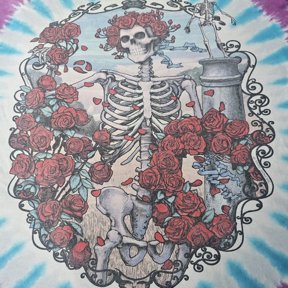 Vintage 90’s Grateful Dead Liquid Blue Band Tee Shirt Large.  Rare. Great Shape - Picture 2 of 12